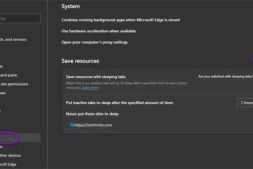 如何冻结Microsoft Edge中的非活动选项卡(启用睡眠选项卡)