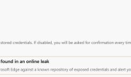 如何在Microsoft Edge中获取密码泄露警报