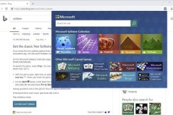 Edge中内置游戏:具有搜索功能的 Microsoft Solitaire Collection
