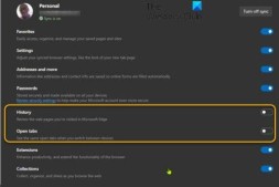 如何在设备上启用和同步Microsoft Edge选项卡