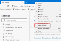 如何在Microsoft Edge中启用名称窗口选项