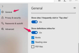 在Microsoft Edge浏览器中启用字典