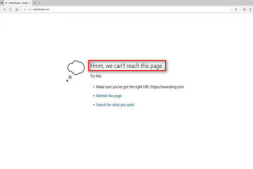 Hmm, We Can’t Reach This Page 嗯,我们无法到达此页面– Microsoft Edge错误