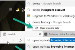 Microsoft Edge获得操作;您可以从地址栏中输入命令