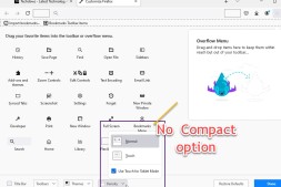 如何在Firefox 89中启用压缩密度选项