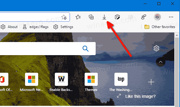 The-Downloads-button-in-the-Edge-Toolbar