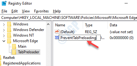 New-DWORd-Value-Rename-PreventTabPreloading-double-click