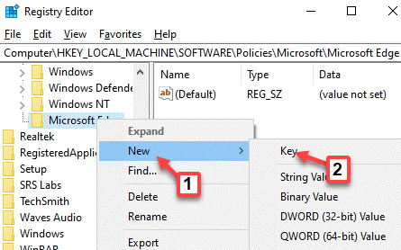 Registry-Editor-navigate-to-path-Microsoft-Edge-right-click-New-Key