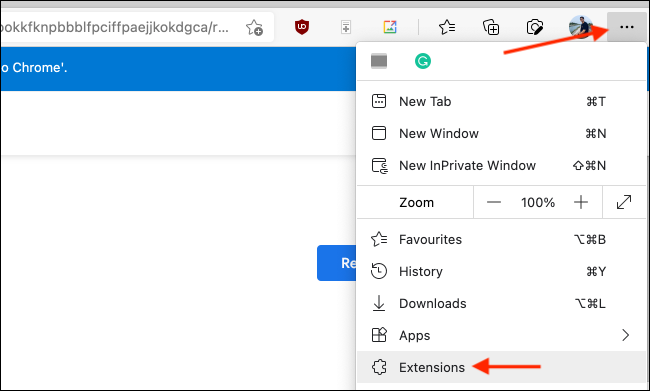 Choose-Extensions-from-Menu