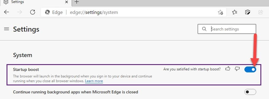 在启动时禁止Microsoft Edge的“还原页面”对话框