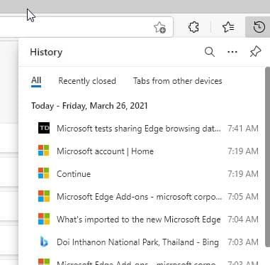 Edge-History-flyout-menu