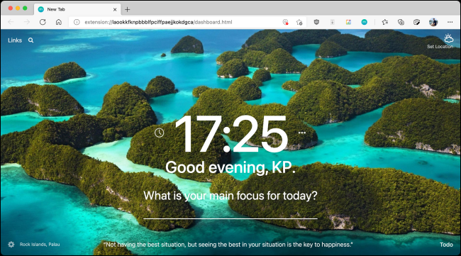 New-Start-Page-Installed-in-Microsoft-Edge