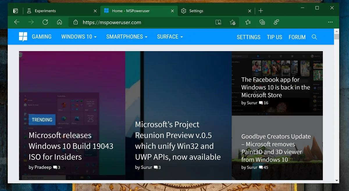 Microsoft Edge将获得新的颜色选择器和主题选项