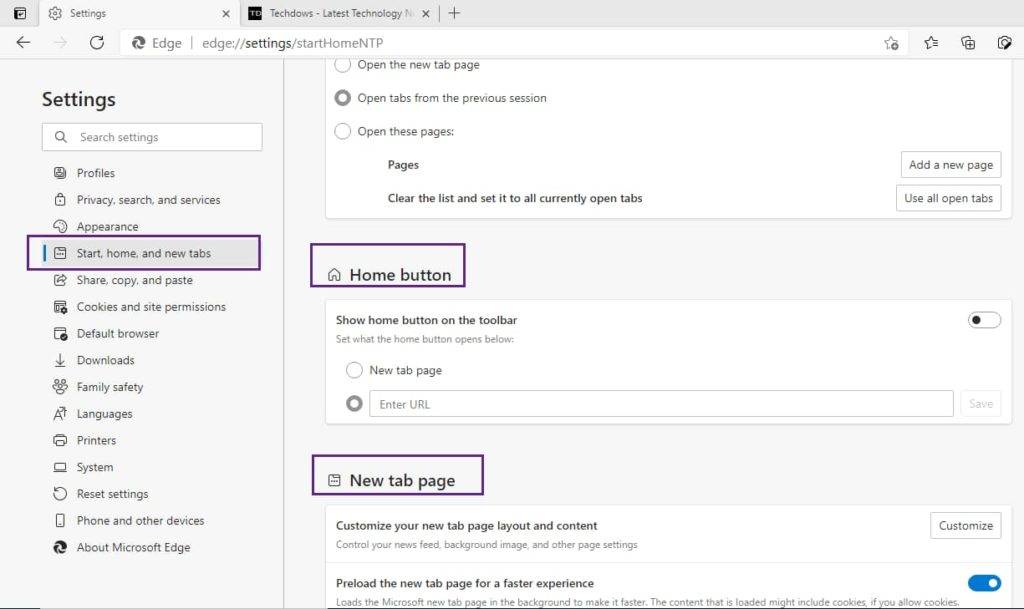 Edge-Start-Hoime-and-New-tabs-settings-1024x609-1