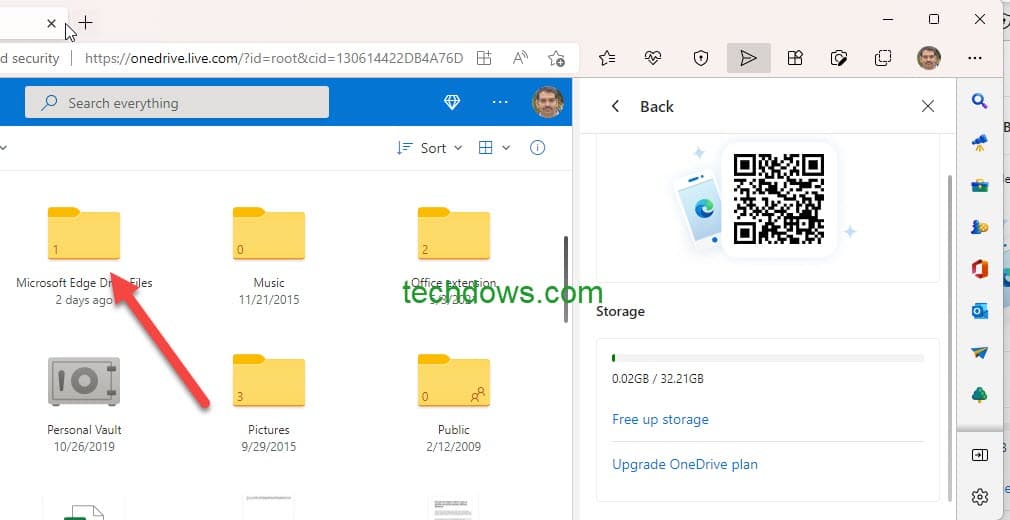 Storage-Microsoft-Edge-Drop-files-folder-OneDrive